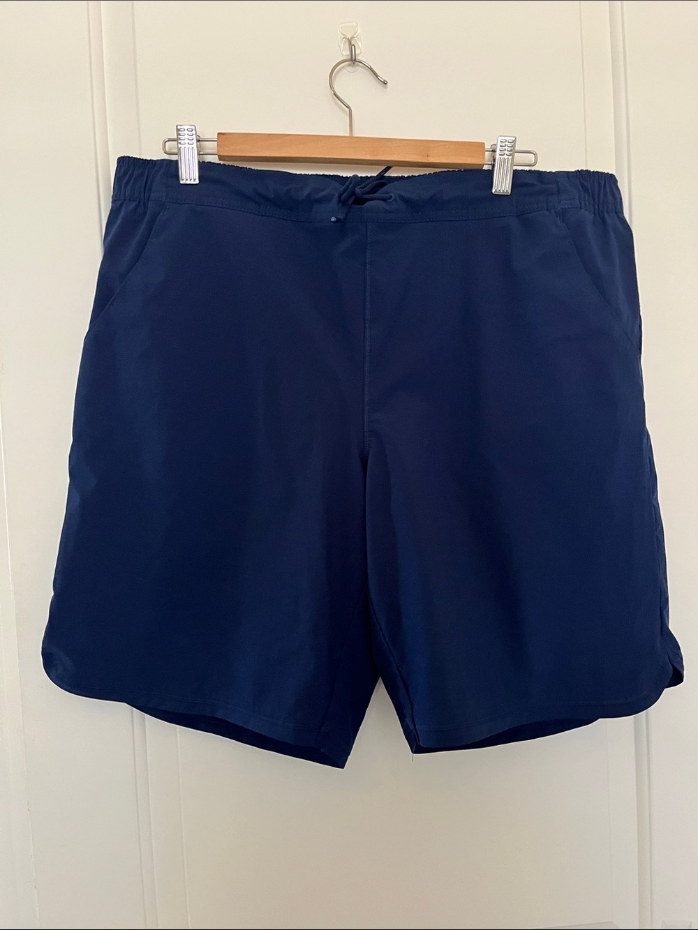 Lands' End Deep Navy Swim shorts size 16